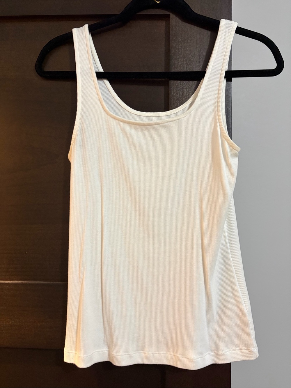 a new day White Scoop Neck Ribbed Tank Top